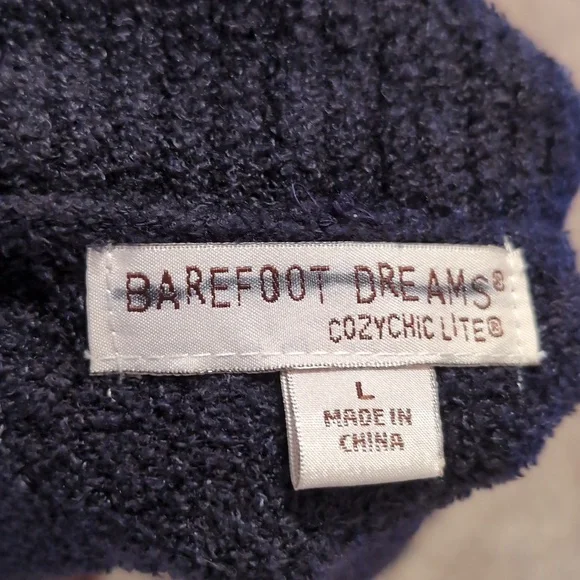 Barefoot Dreams Navy Knit Cardigan Sweater - Picture 11 of 11